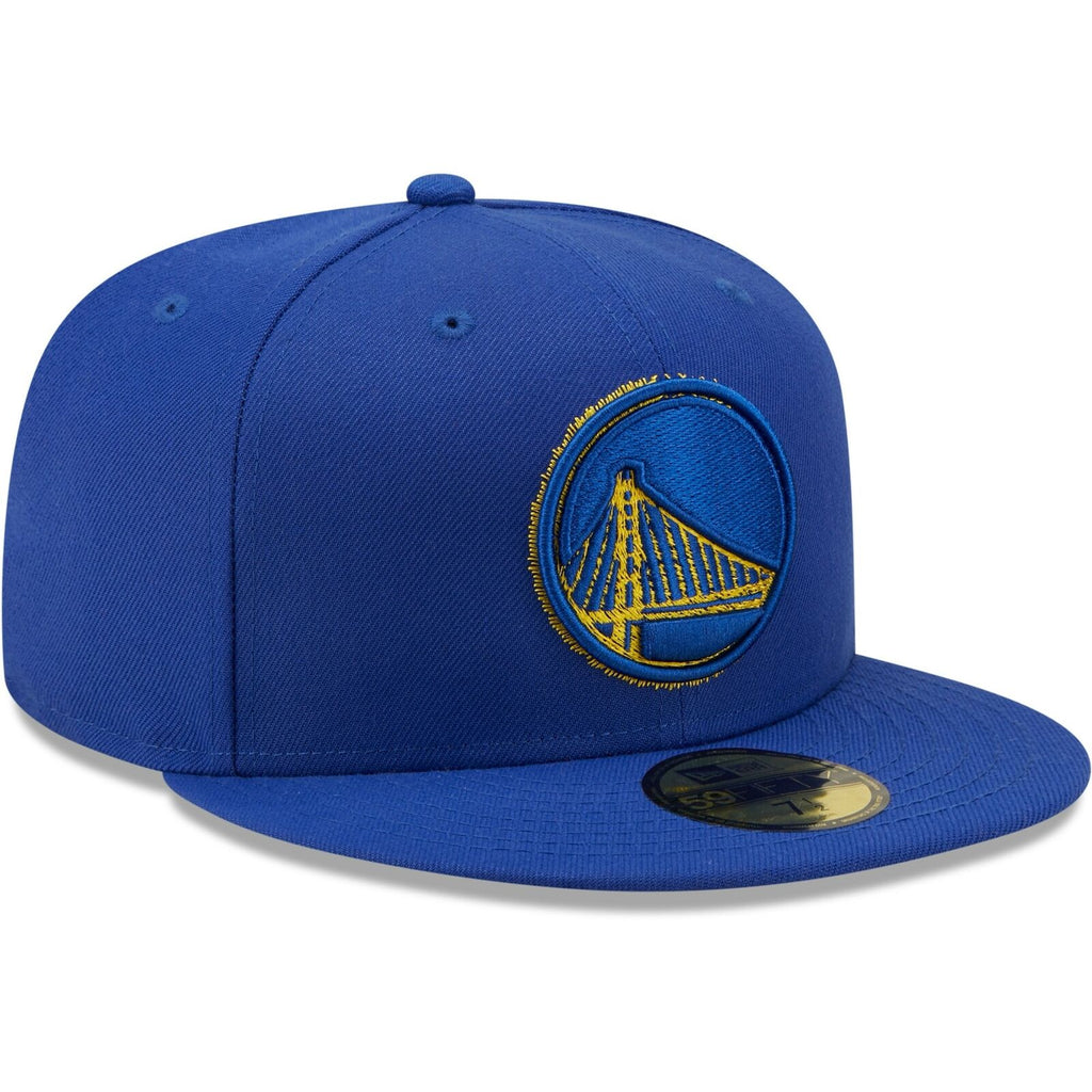 New Era Golden State Warriors Royal Blue Scored 59FIFTY Fitted Hat