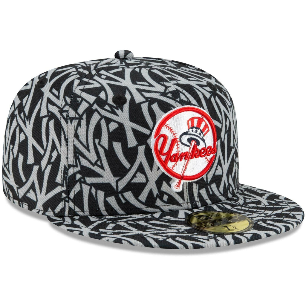 New Era New York Yankees Team Print 59FIFTY Fitted Hat