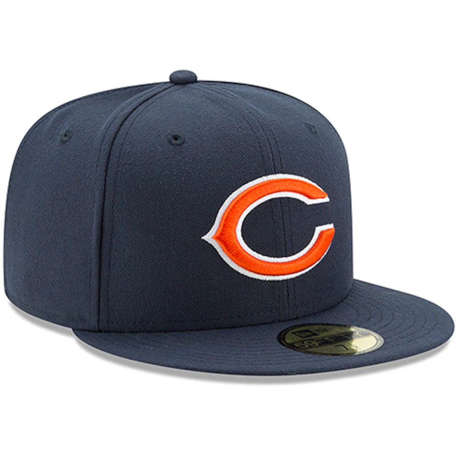 New Era Navy Chicago Bears Omaha 59FIFTY Fitted Hat