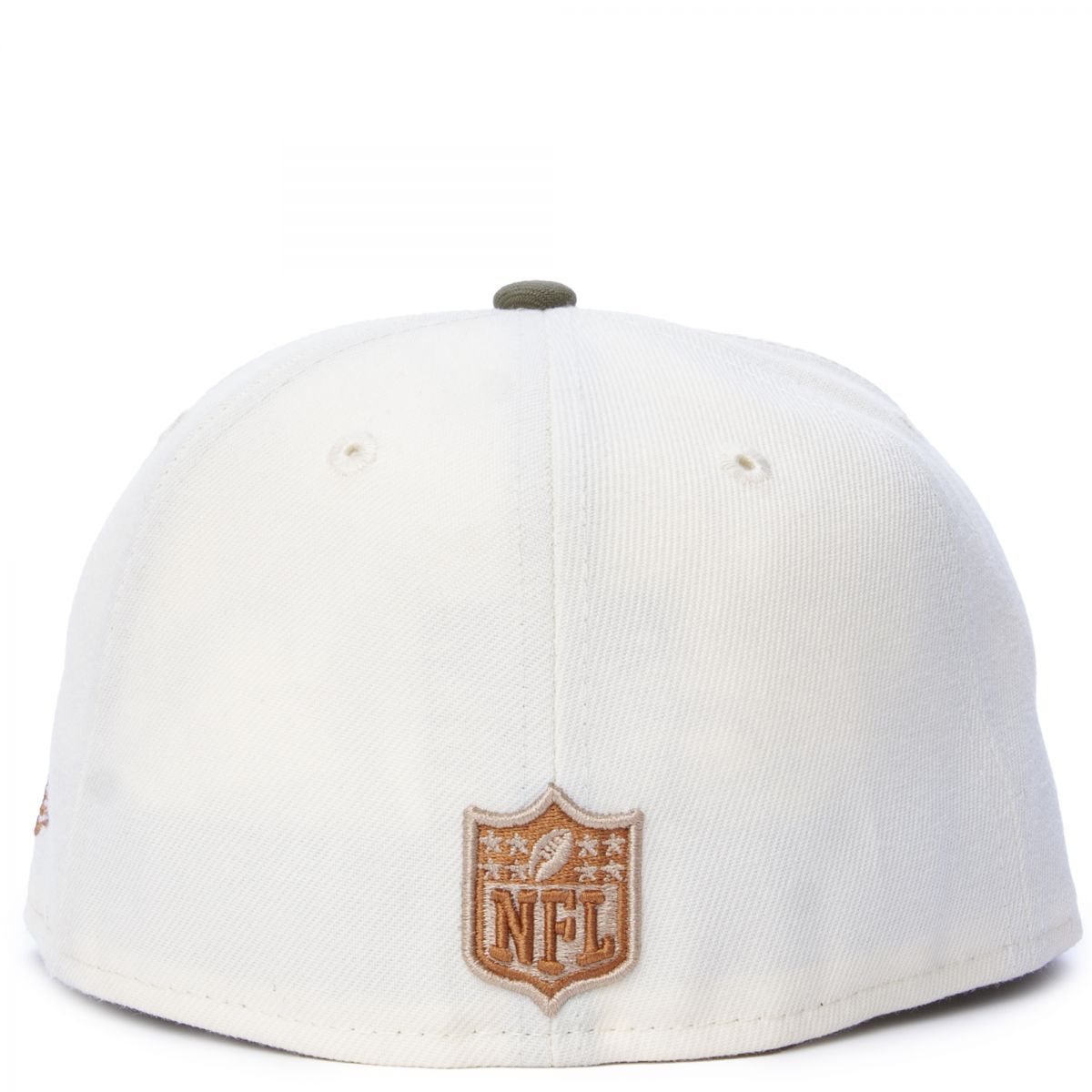 Las Vegas Raiders New Era Chrome White/Olive Bill With Toasted