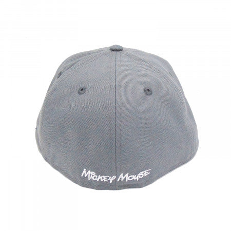 New Era Mickey Mouse Throwback Grey 59FIFTY Fitted Hat