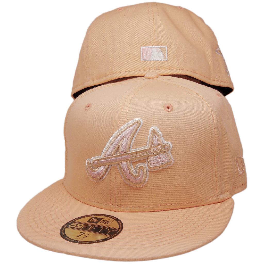 New Era Atlanta Braves Peach/Blush Tomahawk 30th Season 59FIFTY Fitted Hat