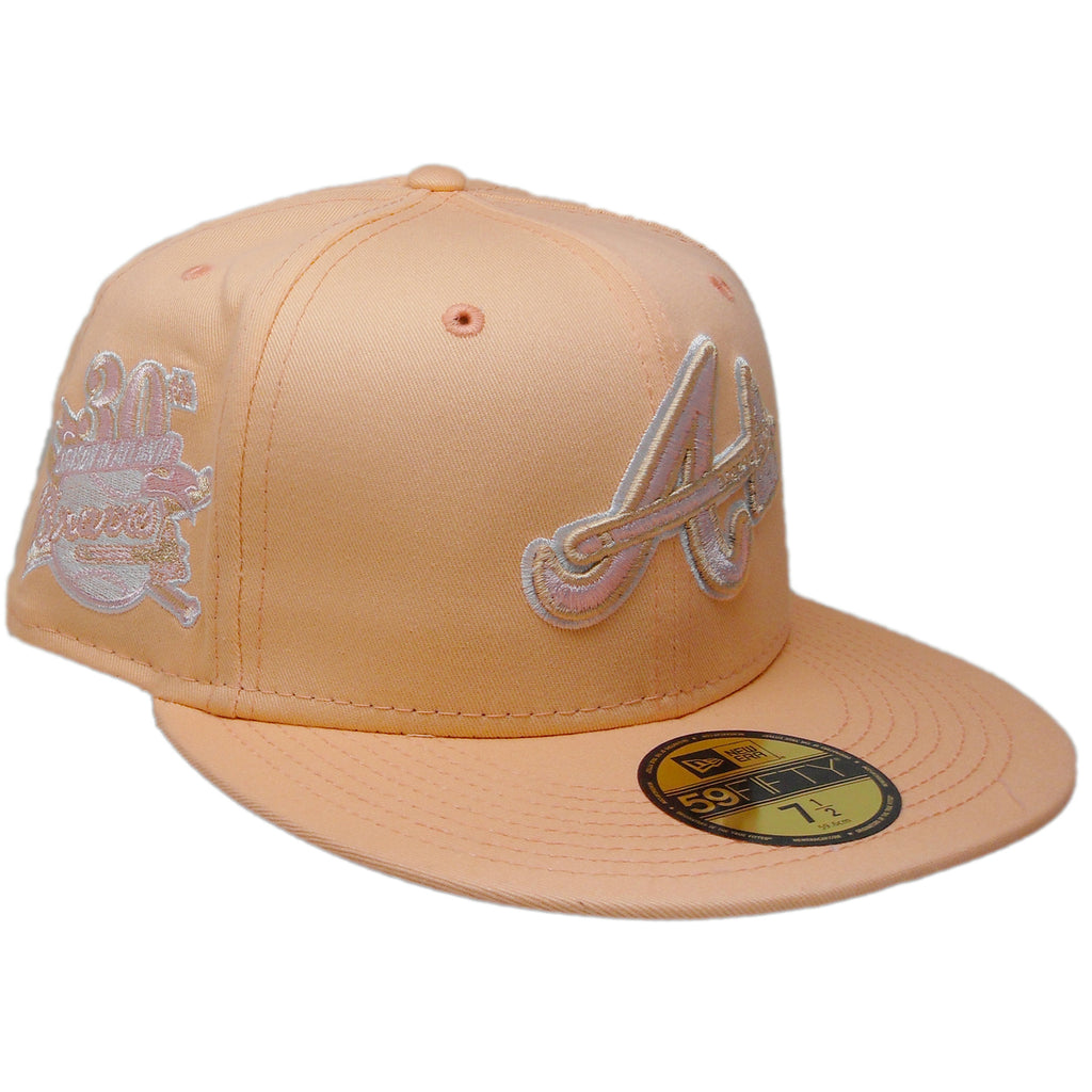 New Era Atlanta Braves Peach/Blush Tomahawk 30th Season 59FIFTY Fitted Hat