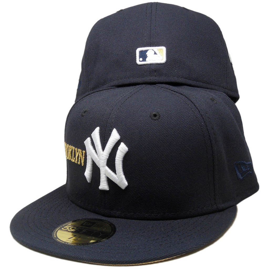 New Era New York Yankees Navy, Gold & White "Brooklyn" 59FIFTY Fitted Hat