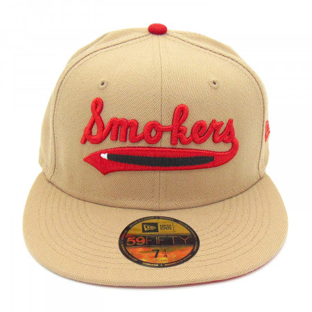 Tampa Smokers Hometown Collection New Era 59FIFTY Black Fitted Cap Black / 7 1/8