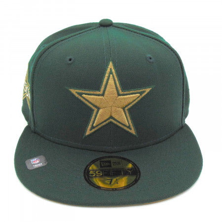 New Era Dallas Cowboys Dark Green/Old Gold 50th Anniversary 59FIFTY Fitted Hat