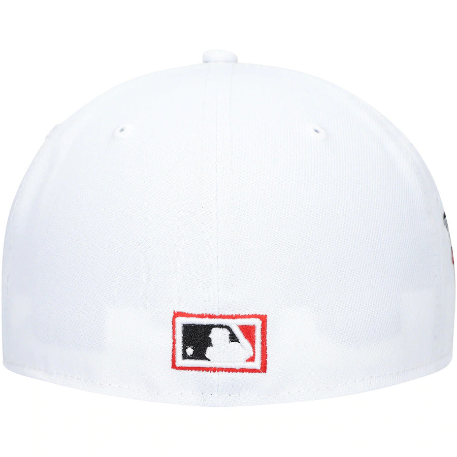 New Era White San Francisco Giants 2012 World Series Patch Red Undervisor 59FIFTY Fitted Hat