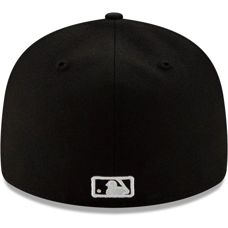 New Era Los Angeles Dodgers Authentic Black Low Profile 59FIFTY Fitted Hat