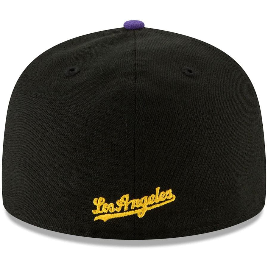 New Era LA Crossover Fitted Hat w/ Dunk High EMB Lakers Matching Sneakers