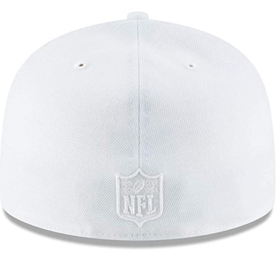New Era Philadelphia Eagles Throwback White on White 59FIFTY Fitted Hat
