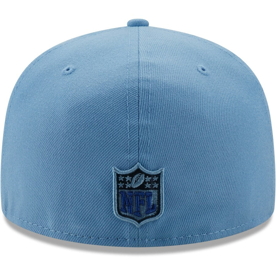 New Era Seattle Seahawks Light Blue 40 Seasons The Pastels 59FIFTY Fitted Hat