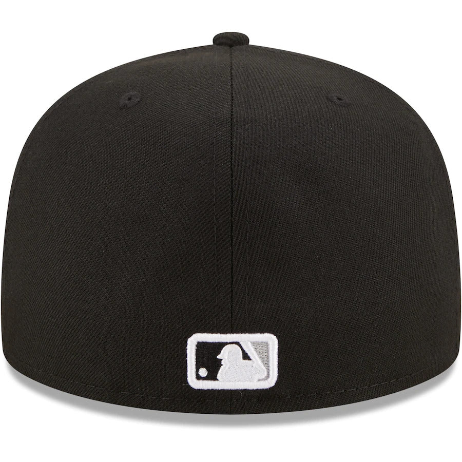 New Era Black Chicago White Sox Logo Side 59FIFTY Fitted Hat