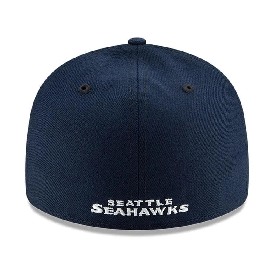 New Era Seattle Seahawks Navy Blue Omaha Low Profile 59FIFTY Fitted Hat