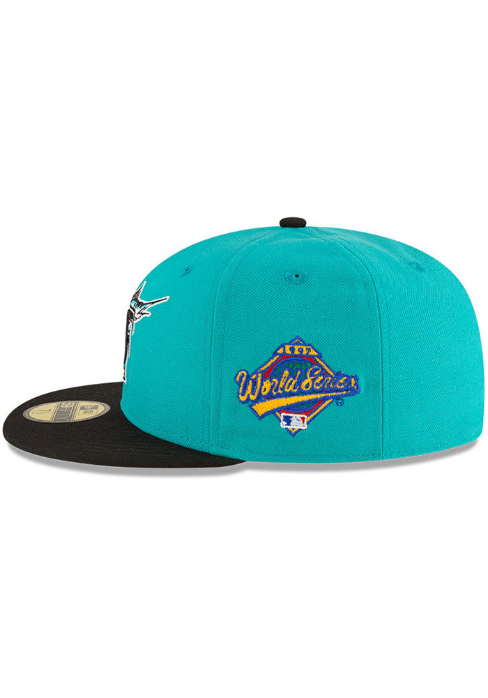 New Era Florida Marlins Teal 1997 World Series Side Patch 59FIFTY Fitted Hat