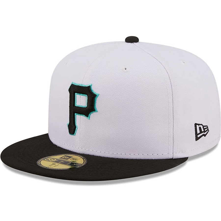 New Era Pittsburgh Pirates White/Black Two-Tone Color Pack 59FIFTY Fitted Hat