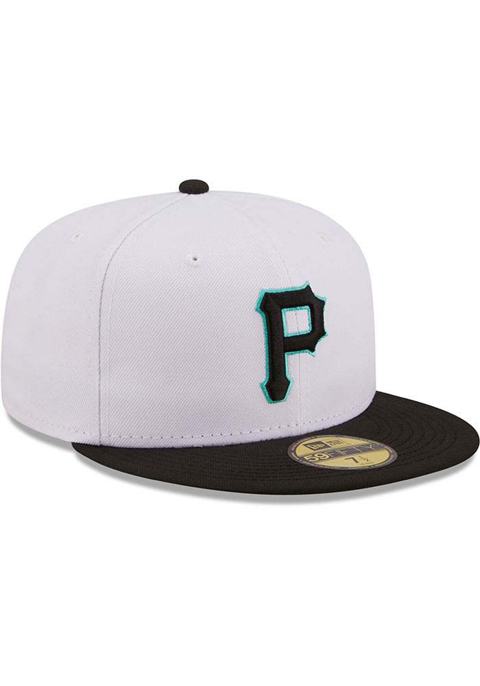 New Era Pittsburgh Pirates White/Black Two-Tone Color Pack 59FIFTY Fitted Hat