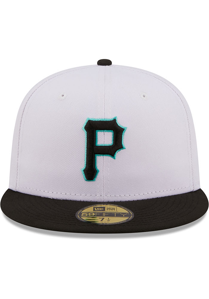 New Era Pittsburgh Pirates White/Black Two-Tone Color Pack 59FIFTY Fitted Hat