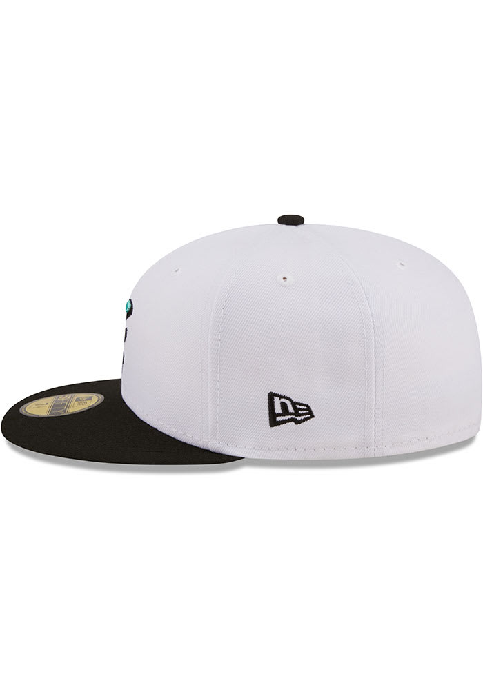 New Era Cleveland Cavaliers White/Black Two-Tone Color Pack 59FIFTY Fitted Hat