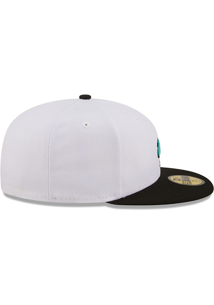 New Era Cleveland Cavaliers White/Black Two-Tone Color Pack 59FIFTY Fitted Hat