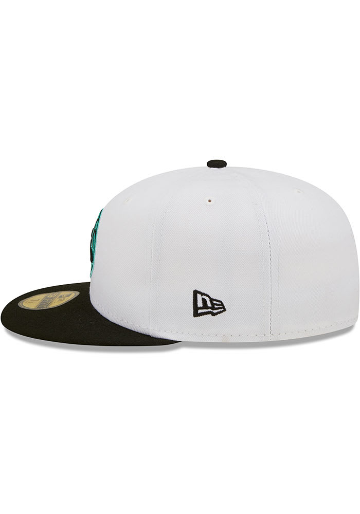 New Era Philadelphia 76ers White/Black Two-Tone Color Pack 59FIFTY Fitted Hat