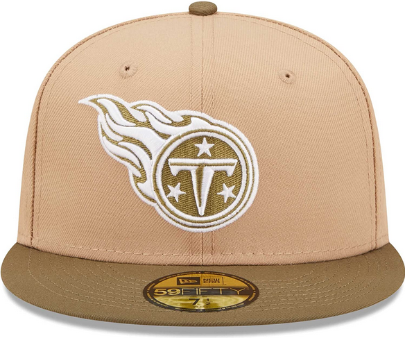 New Era Tennessee Titans 10th Anniversary Saguaro Tan/Olive 59FIFTY Fitted Hat