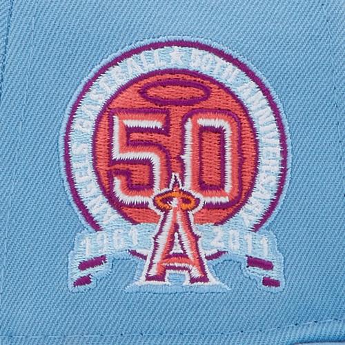 New Era Los Angeles Angels Sky Lava Under Brim "Freeze Pop Pack" 59FIFTY Fitted Hat