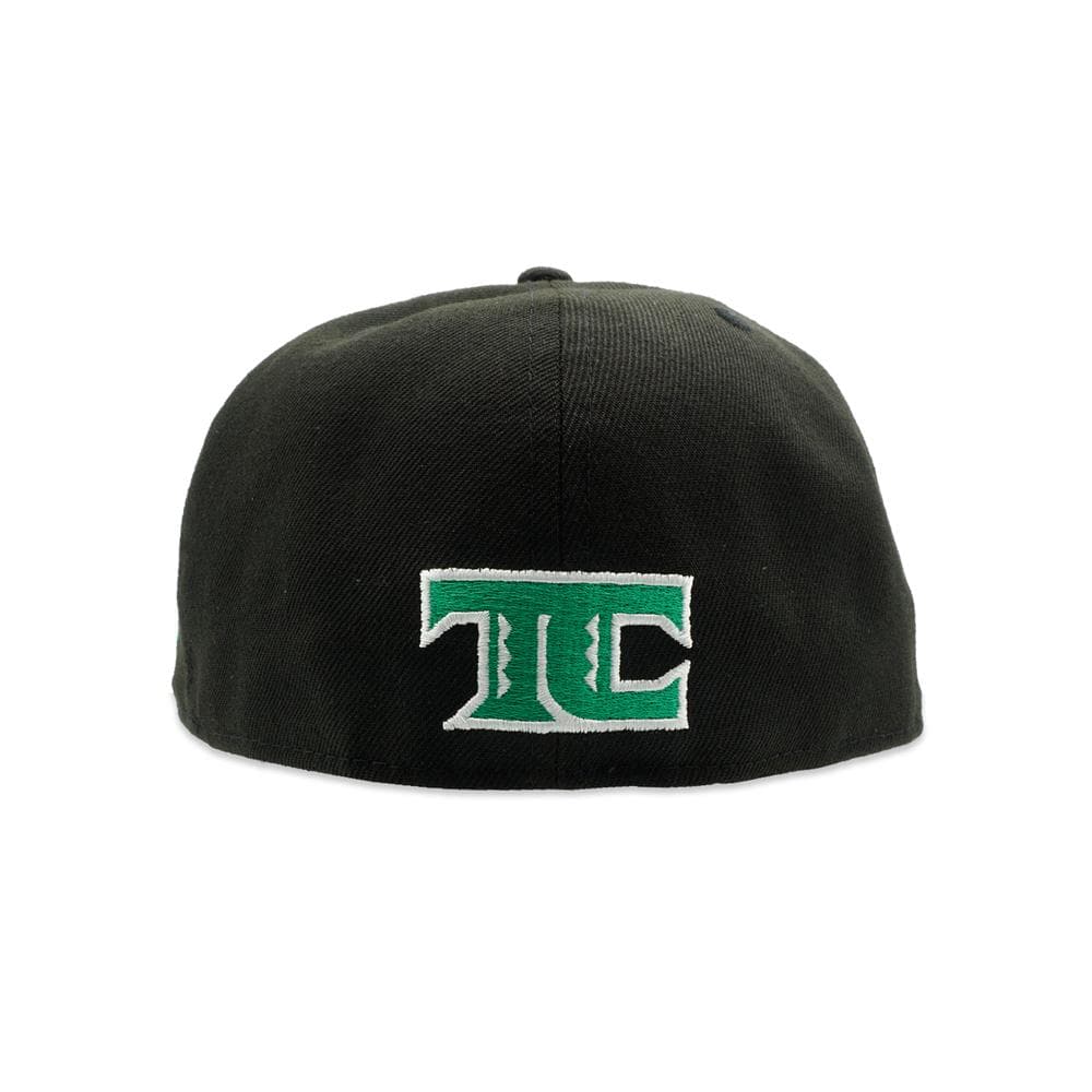 New Era Zeus Black & Green 59FIFTY Fitted Hat