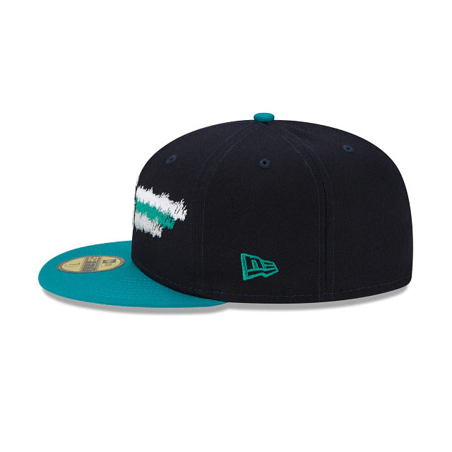 New Era Seattle Mariners Scribble 59FIFTY Fitted Hat