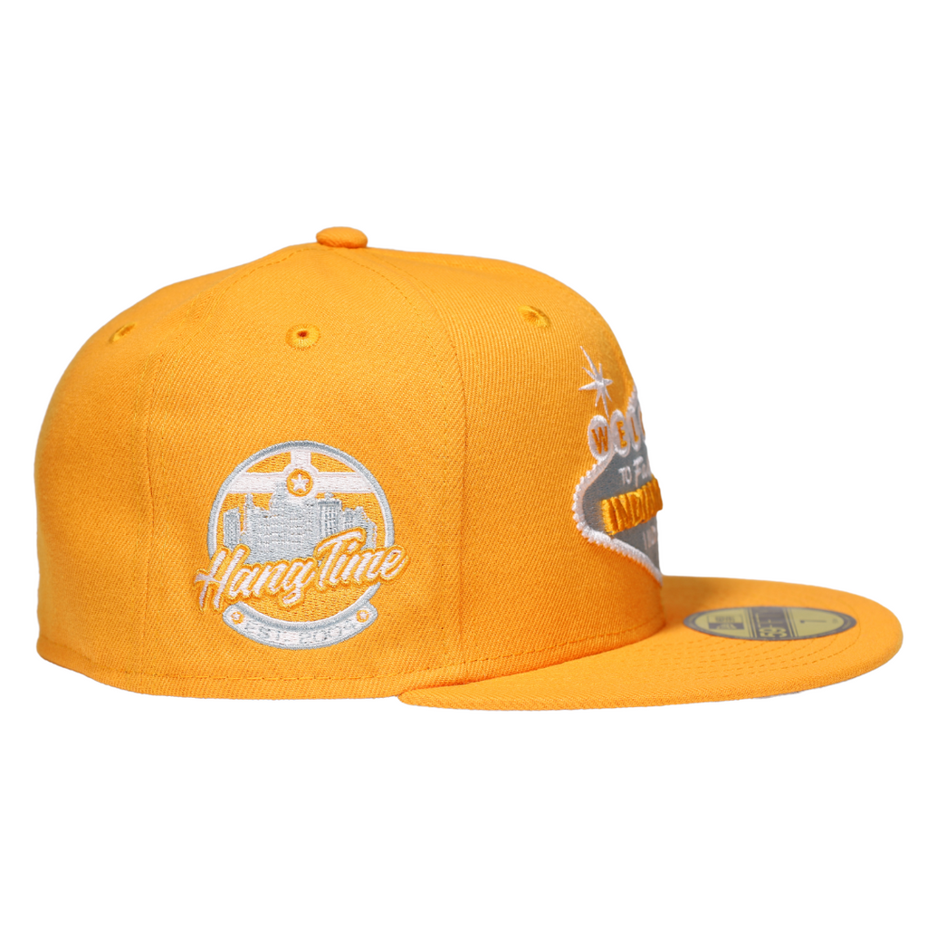 New Era Welcome to Indianapolis  Indy Hangtime City Tango Orange/Gray 59FIFTY Fitted Hat