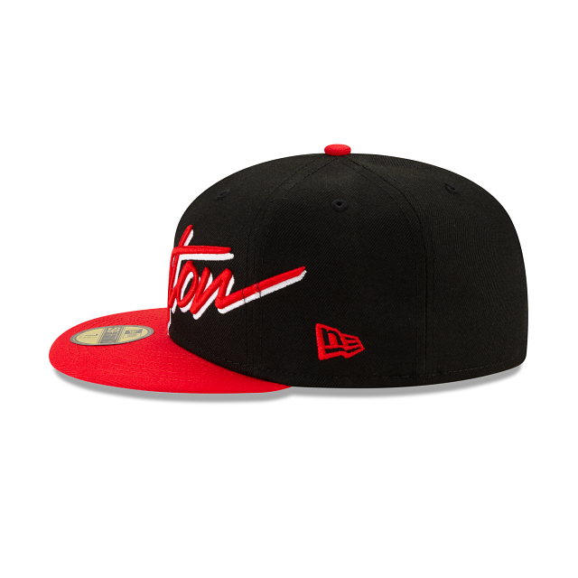 New Era Houston Rockets Cursive 59FIFTY Fitted Hat