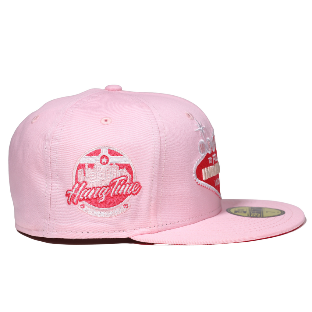 New Era Welcome to Indianapolis  Indy Hangtime City Pink/Energy Red 59FIFTY Fitted Hat