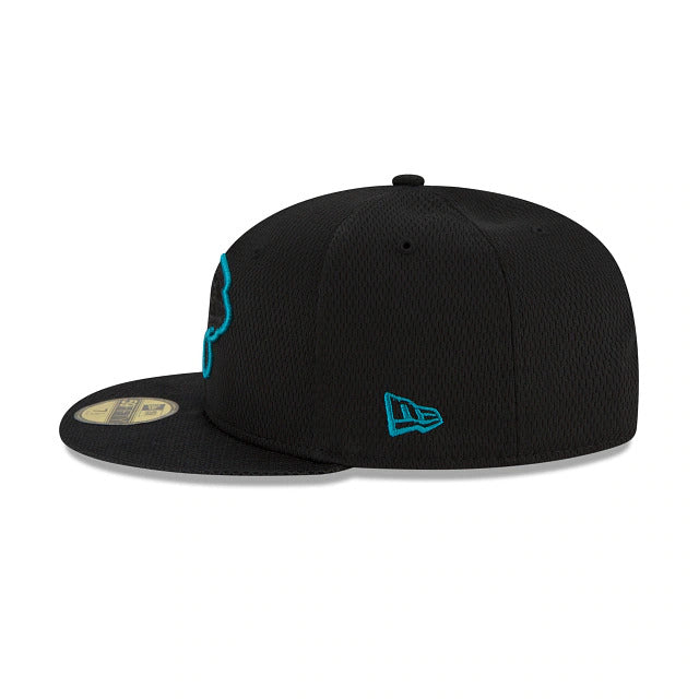 New Era Jacksonville Jaguars NFL Sideline Road 2021 Black 59FIFTY Fitted Hat