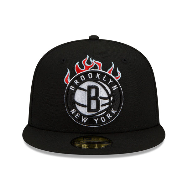 New Era Brooklyn Nets Team Fire 59FIFTY Fitted Hat
