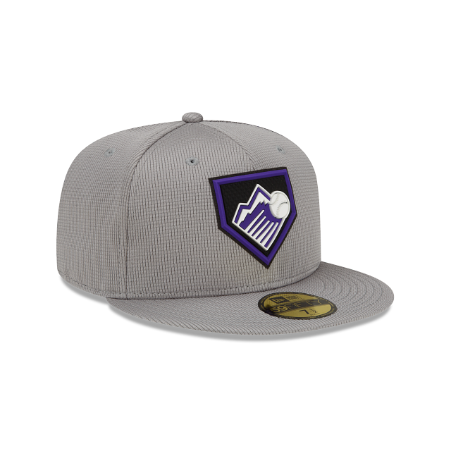 New Era Colorado Rockies Gray Clubhouse 2022 59FIFTY Fitted Hat