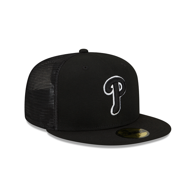 New Era Philadelphia Phillies 2023 Batting Practice Black 59FIFTY Fitted Hat