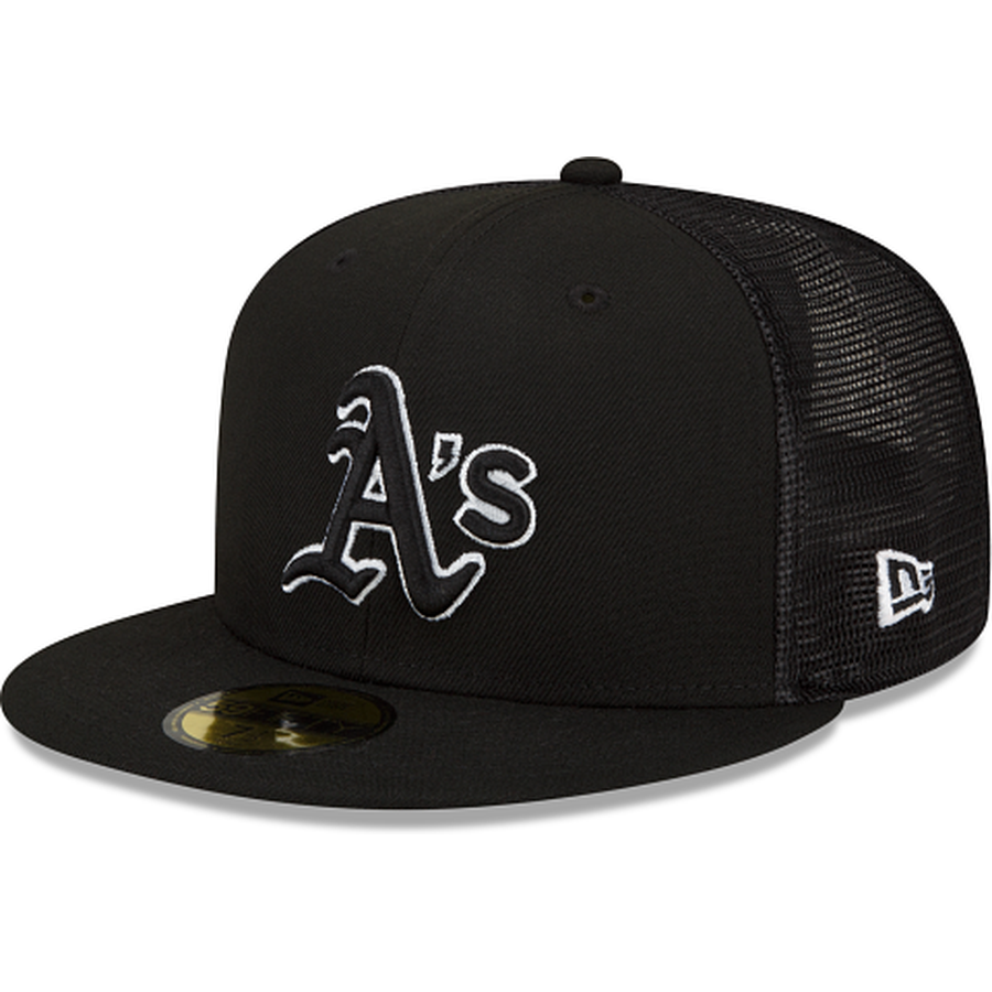 New Era Oakland Athletics 2023 Batting Practice Black 59FIFTY Fitted Hat