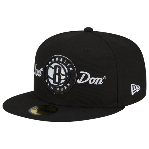 New Era x Just Don Brooklyn Nets Black 59FIFTY Fitted Hat