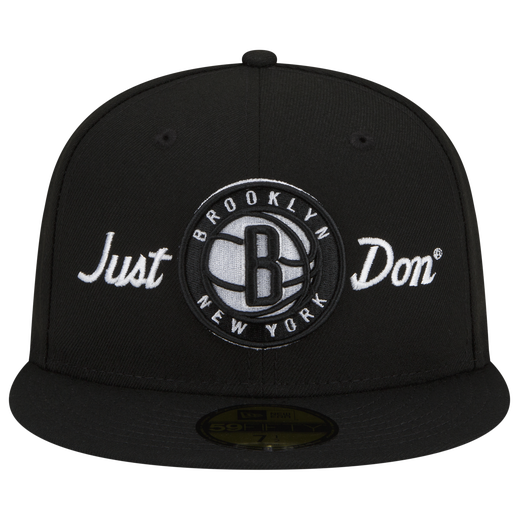 New Era x Just Don Brooklyn Nets Black 59FIFTY Fitted Hat