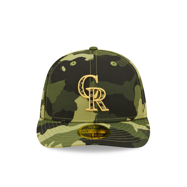 New Era  Colorado Rockies 2022 Armed Forces Day Low Profile 59FIFTY Fitted Hat