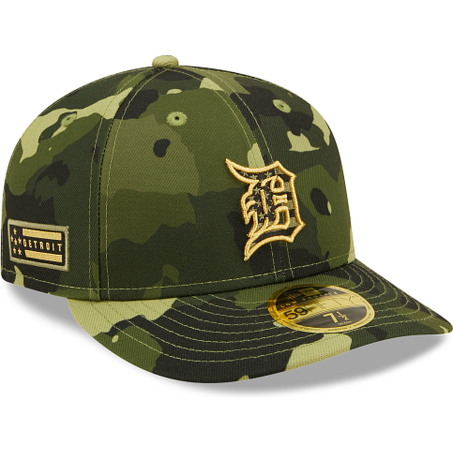 New Era  Detroit Tigers 2022 Armed Forces Day Low Profile 59FIFTY Fitted Hat