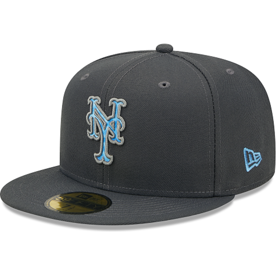 New York Mets Fathers Day Light Blue Baseball Hat Cap Pin