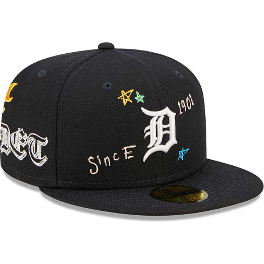 New Era  Detroit Tigers Scribble Collection 2022 59FIFTY Fitted Hat