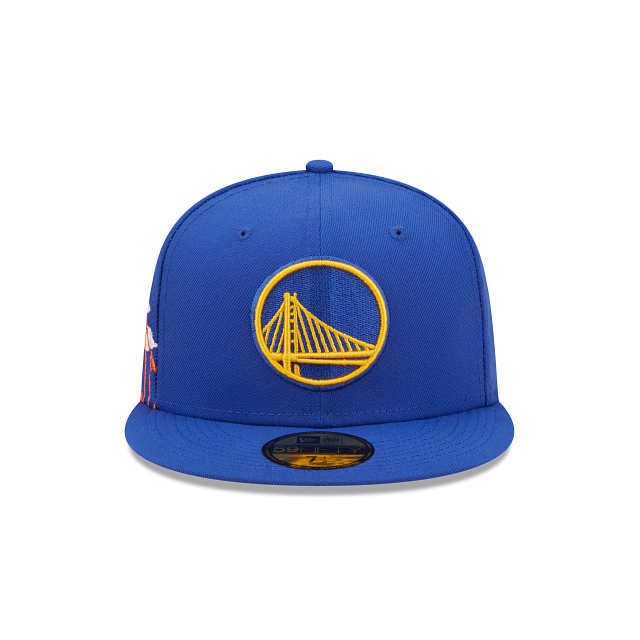 Golden State Warriors 2-Tone Color Pack 59FIFTY Fitted Hat - Brown/ Charcoal LBZSTC / 7 1/4
