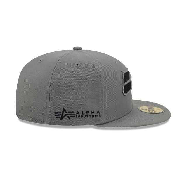 New Era Alpha Industries X Seattle Seahawks Gray 2022 59FIFTY Fitted Hat