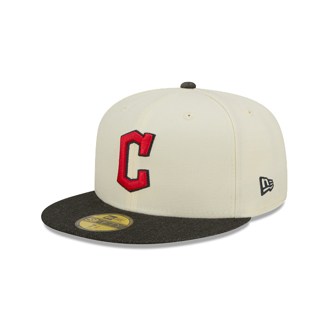 New Era Cleveland Guardians Black Denim 2022 59FIFTY Fitted Hat