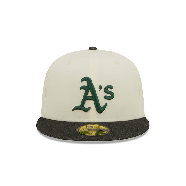 New Era Oakland Athletics Black Denim 2022 59FIFTY Fitted Hat