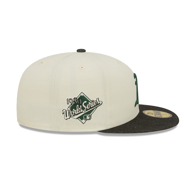 New Era Oakland Athletics Black Denim 2022 59FIFTY Fitted Hat