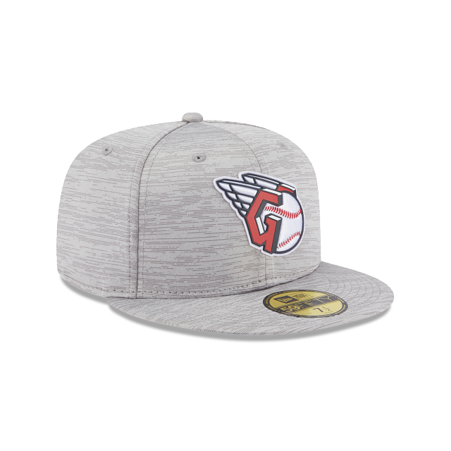 New Era Cleveland Guardians 2023 Clubhouse Gray 59FIFTY Fitted Hat