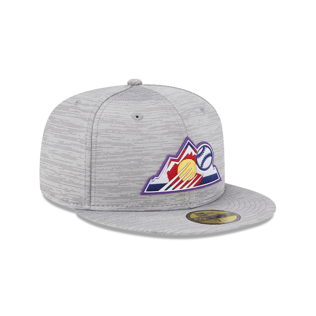 New Era Colorado Rockies 2023 Clubhouse Gray 59FIFTY Fitted Hat