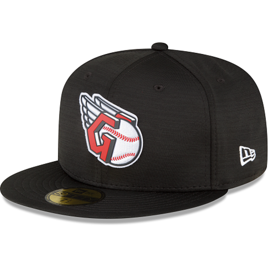 New Era Cleveland Guardians 2023 Clubhouse Black 59FIFTY Fitted Hat